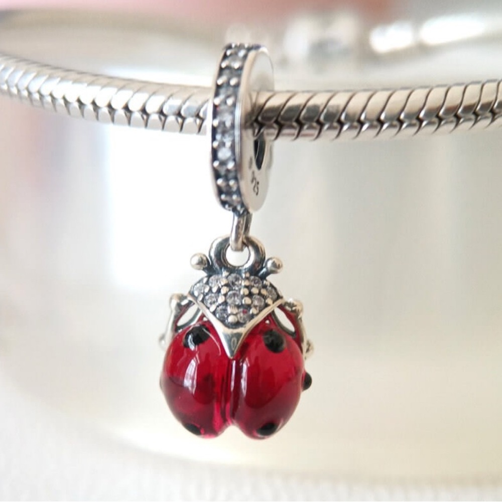 PANDORA Ladybug Charm w/box
